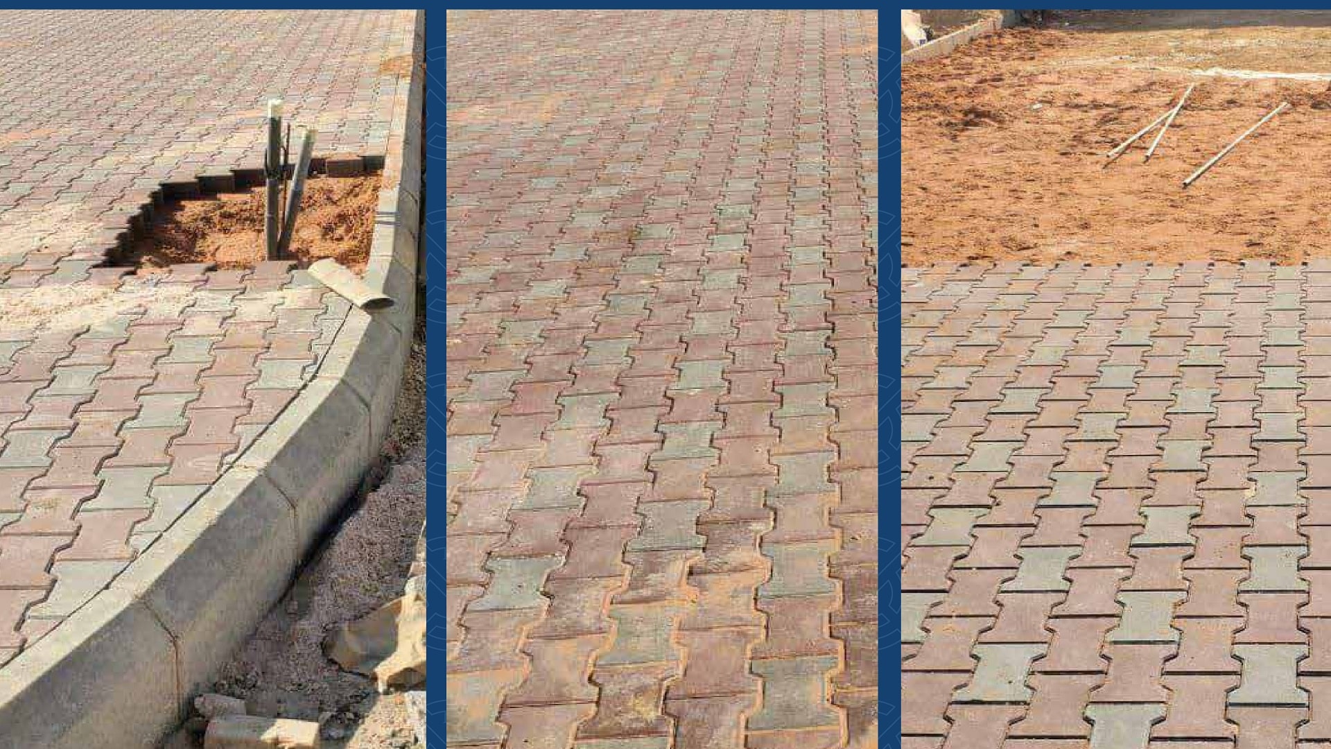 تنفيذ أعمال البردورات والانترلوك الزخرفية